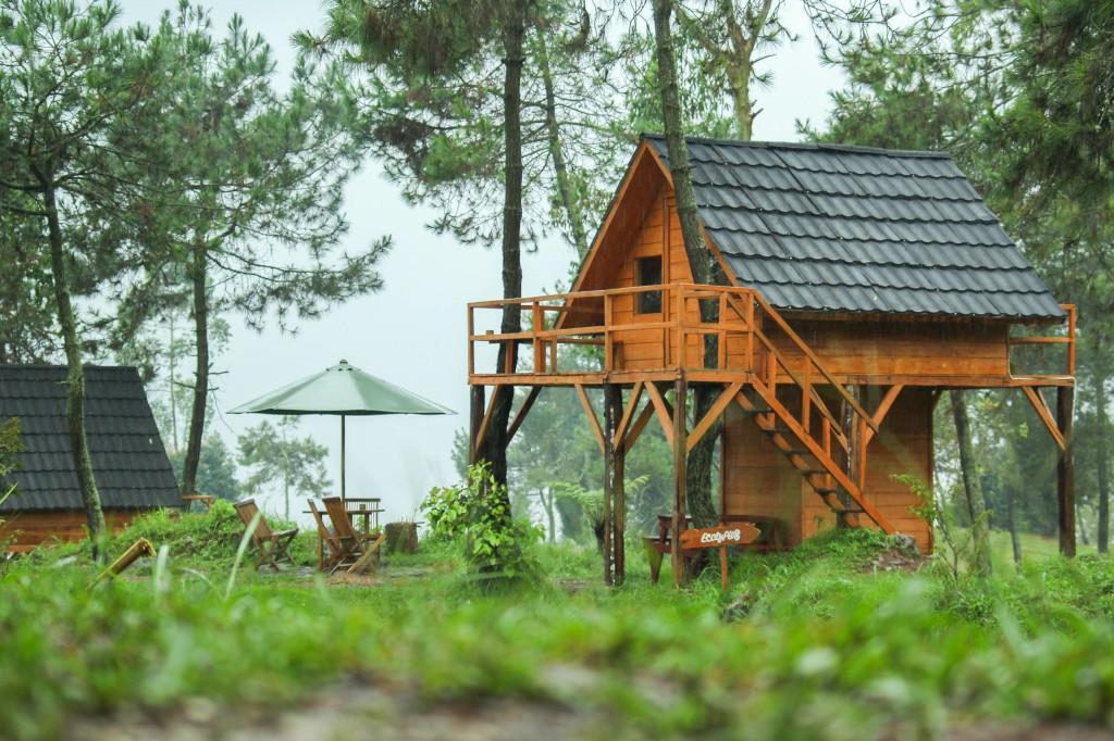 Отель Papandayan Camping Ground Cileuleuy Экстерьер фото