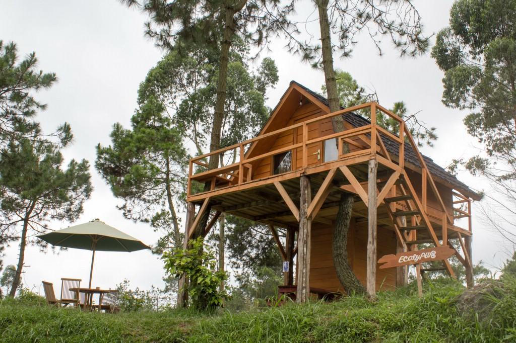Отель Papandayan Camping Ground Cileuleuy Экстерьер фото