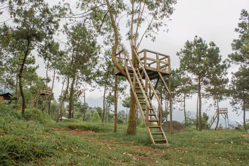 Отель Papandayan Camping Ground Cileuleuy Экстерьер фото