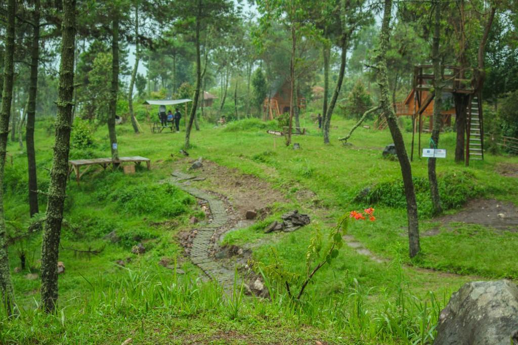 Отель Papandayan Camping Ground Cileuleuy Экстерьер фото